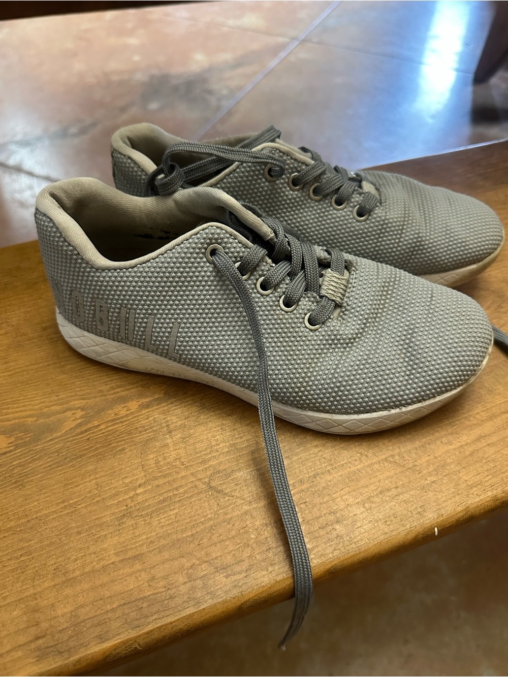 NOBULL Gray Textured Athletic Shoes